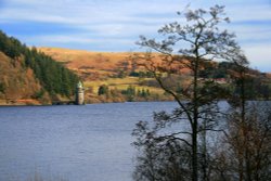Lake Vyrnwy  from the Western Shore. Wallpaper