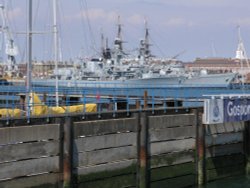 Portsmouth Dockyard from Gosport