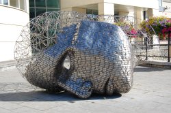 Sculpture in Calne main street