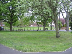 Wolviston village green from the school Wallpaper