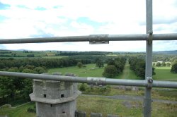 Lowther Castle Roof Top Wallpaper
