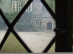 Haddon Hall, a view on to the courtyard Wallpaper