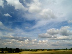 View from the Church, Steeple Claydon, Bucks Wallpaper