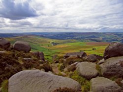 Stanage Edge View. Wallpaper