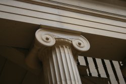 Belsay Hall entrance hall Wallpaper