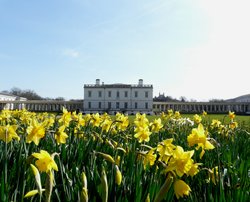 The Queen's House in Spring Wallpaper