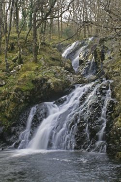 Dolmelynllyn waterfalls, Dolgellau, Gwyned