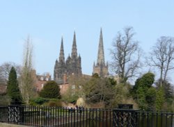 Lichfield Cathedral Wallpaper