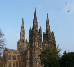 Lichfield Cathedral Wallpaper
