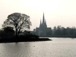 Lichfield Cathedral Wallpaper