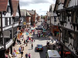 Chester Town Centre Wallpaper