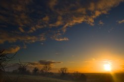 Sunset over Hurley Wallpaper