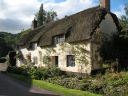 Cottage near Dunster Castle Wallpaper