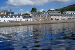 Shore Street - from the harbour Wallpaper