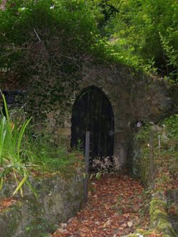 Garden door in Snowshill