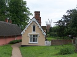 Almshouses in Thaxted Wallpaper