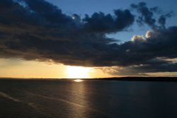 Sunset over the Humber Wallpaper