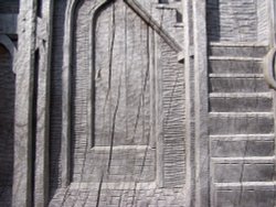 The sculptured Cedar tree at Kentwell Hall