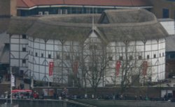 The Globe Theatre From St. Paul's Cathederal Wallpaper