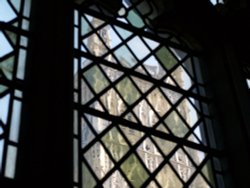 The Tower through a Cloister window Wallpaper