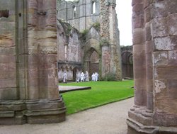 Ruins of Fountains Abbey Wallpaper