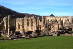 East Side of Rievaulx Abbey Wallpaper