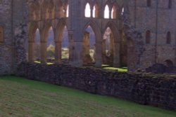 Morning light at Rievaulx Abbey Wallpaper