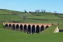 Beckfoot viaduct from above Wallpaper
