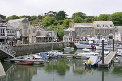 The harbour at Padstow Wallpaper