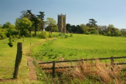Parkland by Capability Brown...circa 1795 Wallpaper