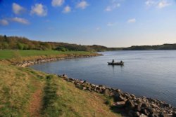 Fishing on Foremark Reservoir