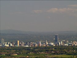 Manchester, from Knowl Moor Wallpaper