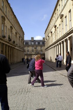 Street scene.
