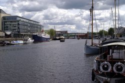 Looking up the River Avon. Wallpaper