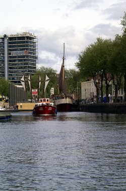 The end of the navigable section of river.