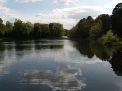 The upper lake Wallpaper