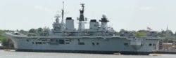 HMS Illustrious at Greenwich Wallpaper