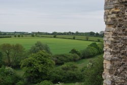 View from Castle ramparts Wallpaper