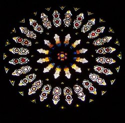 Window above the South Entrance Wallpaper