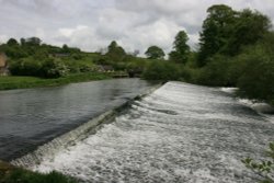 The Weir at Kirkham Wallpaper