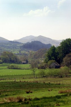 On the road near the slate mines.