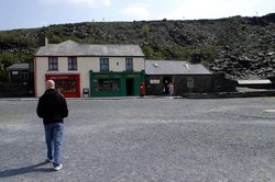 The miners village.