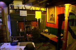 Typical living room in the village.