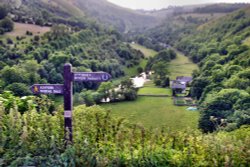 Monsal  Dale with signpost