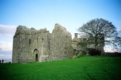 Weobley Castle, The Gower Wallpaper