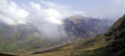 View from Mount Snowdon. Wallpaper