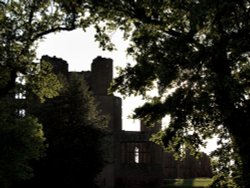 Kenilworth Castle in the evening sun, Kenilworth, Warwickshire