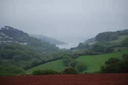 View from the cycle path between Malborough and Salcombe Wallpaper