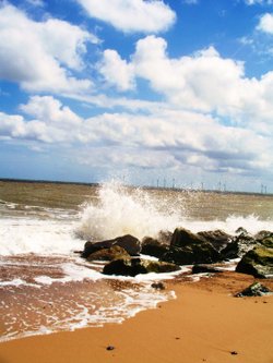 Caister beach
