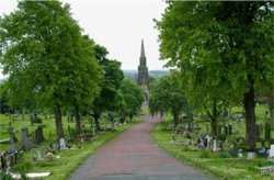 Elswick Cemetery from the main gate Wallpaper